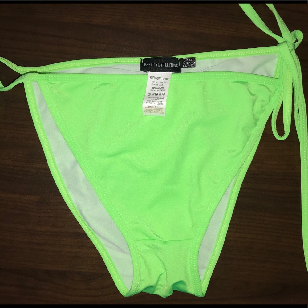 Lime Green Bikini Bottom Pretty Little Thing